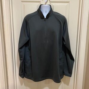 Eddie Bauer Quarter Zip‎ Pullover-Charcoal Grey-Size 2XL